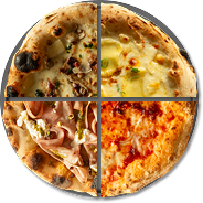 4 pizzas salées